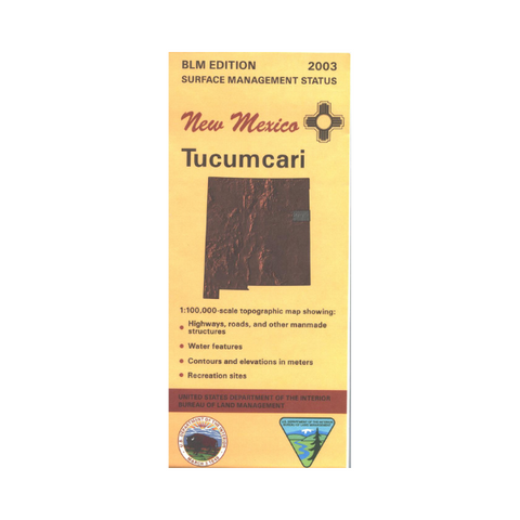 Map: Tucumcari NM - NM057S