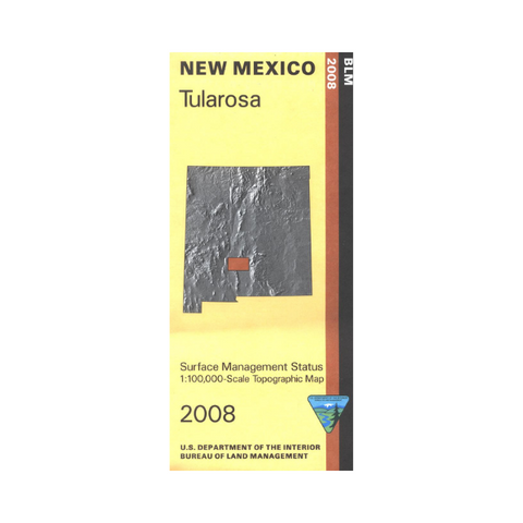Map: Tularosa NM (Surface) - NM058S