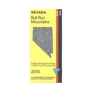 Map: Bull Run Mountains NV - NV106S