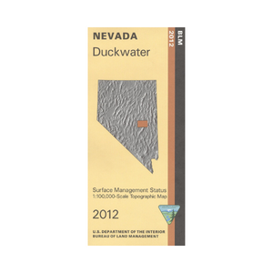 Map: Duckwater NV - NV118S