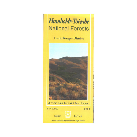 Map: Humboldt-Toiyabe National Forest - NV: Austin RD