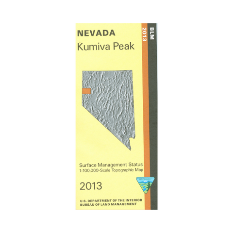 Map: Kumiva Peak NV - NV137S