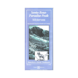 Map: Santa Rosa Paradise Peak Wilderness NV