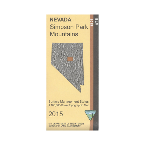 Map: Simpson Park Mountains NV - NV156S
