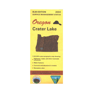 Map: Crater Lake OR - OR016S