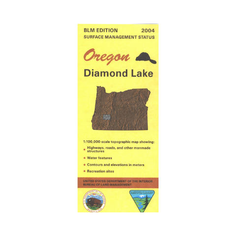 Map: Diamond Lake OR - OR019S