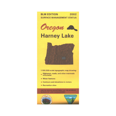 Map: Harney Lake OR - OR024S
