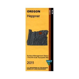 Map: Heppner OR - OR025S