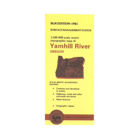 Map: Yamhill River OR (MINERAL) - OR060SM
