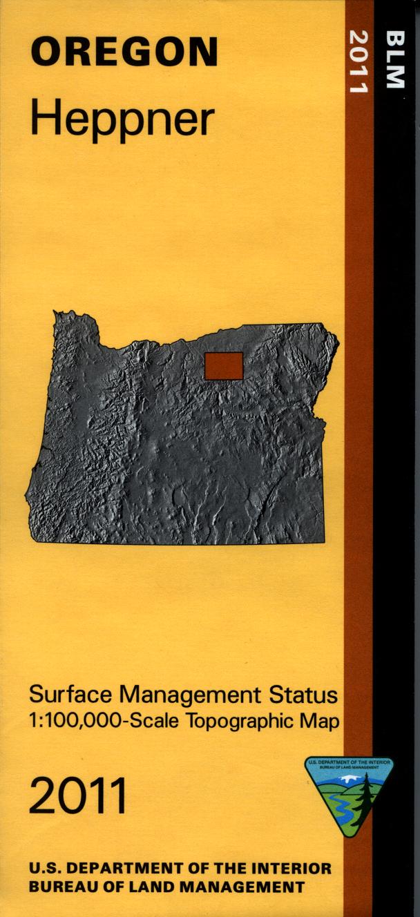 Map: Heppner OR - OR025S – Public Lands Interpretive Association