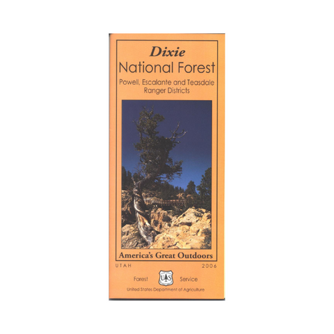 Map: Dixie National Forest UT - Powell (East)