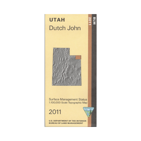 Map: Dutch John UT - UT108S
