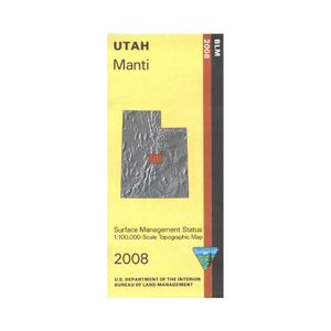 Map: Manti UT - UT121S