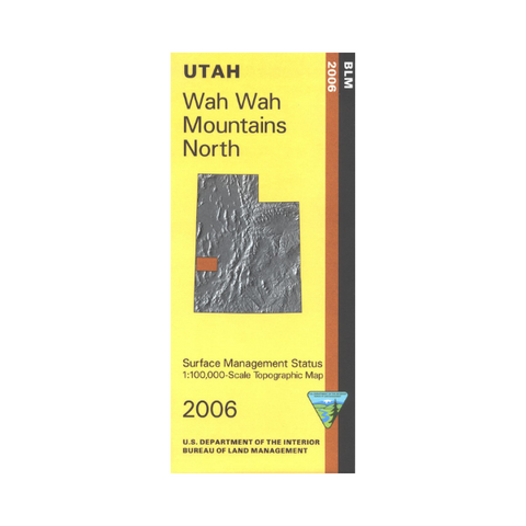 Map: Wah Wah North UT - UT143S