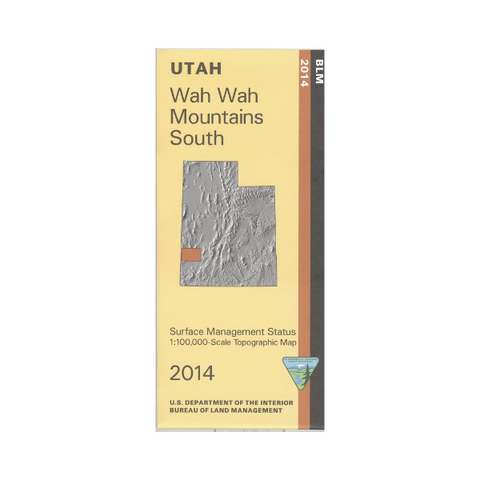 Map: Wah Wah South UT - UT144S