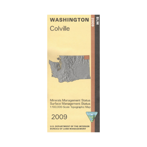 Map: Colville  WA  (MINERAL)- WA010S