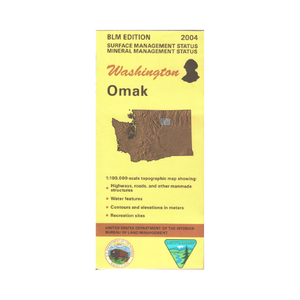Map: Omak WA (MINERAL) - WA024SM