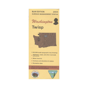 Map: Twisp WA (MINERAL)  - WA044SM