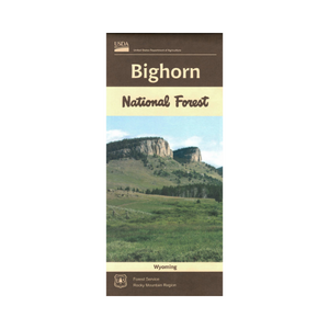 Map: Bighorn National Forest WY