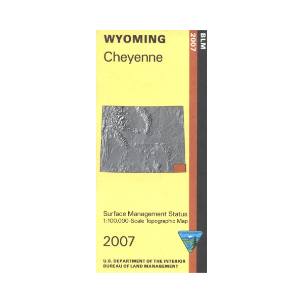 Map Cheyenne WY WY010S Public Lands Interpretive Association
