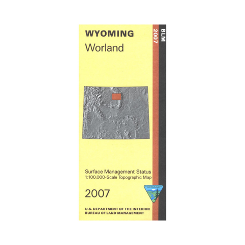 Map: Worland WY - WY054S